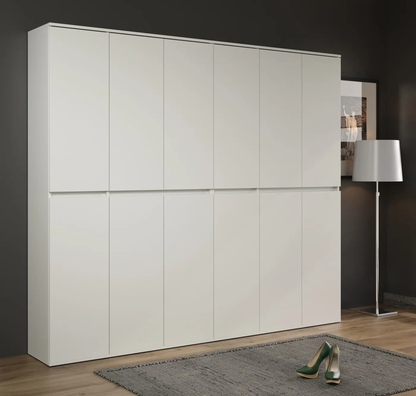 Garderobenschrank Nevada | weiß | verschiedene Größen