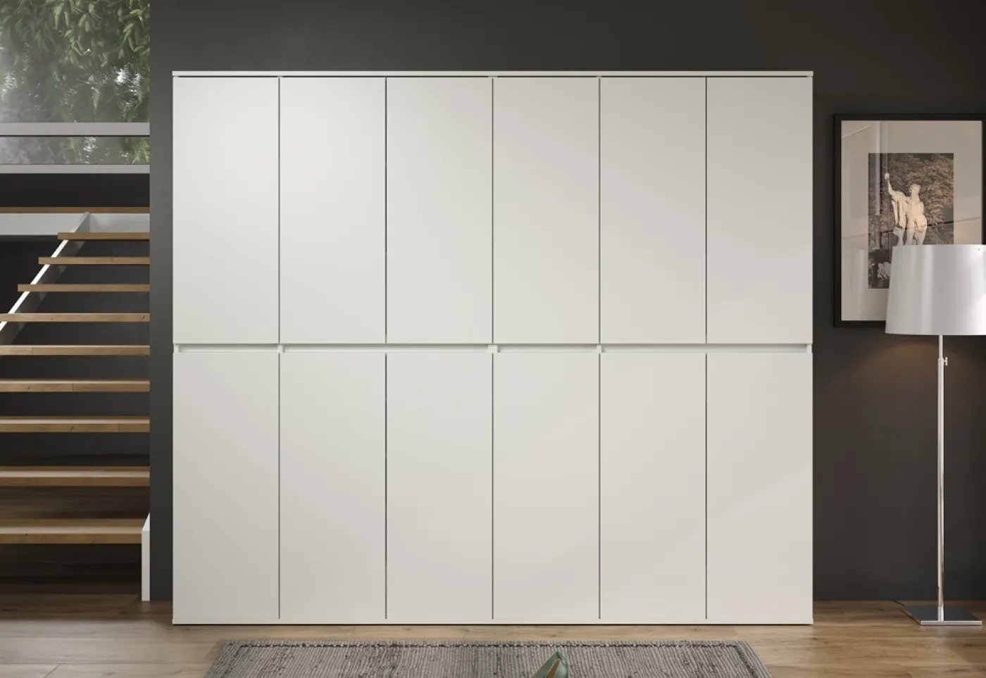 Garderobenschrank Nevada | weiß | verschiedene Größen
