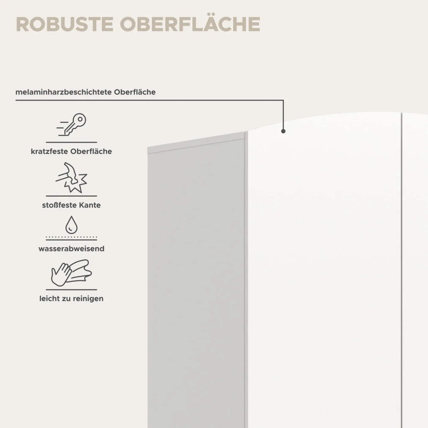 Garderobenschrank Stella | weiß / Artisan Eiche