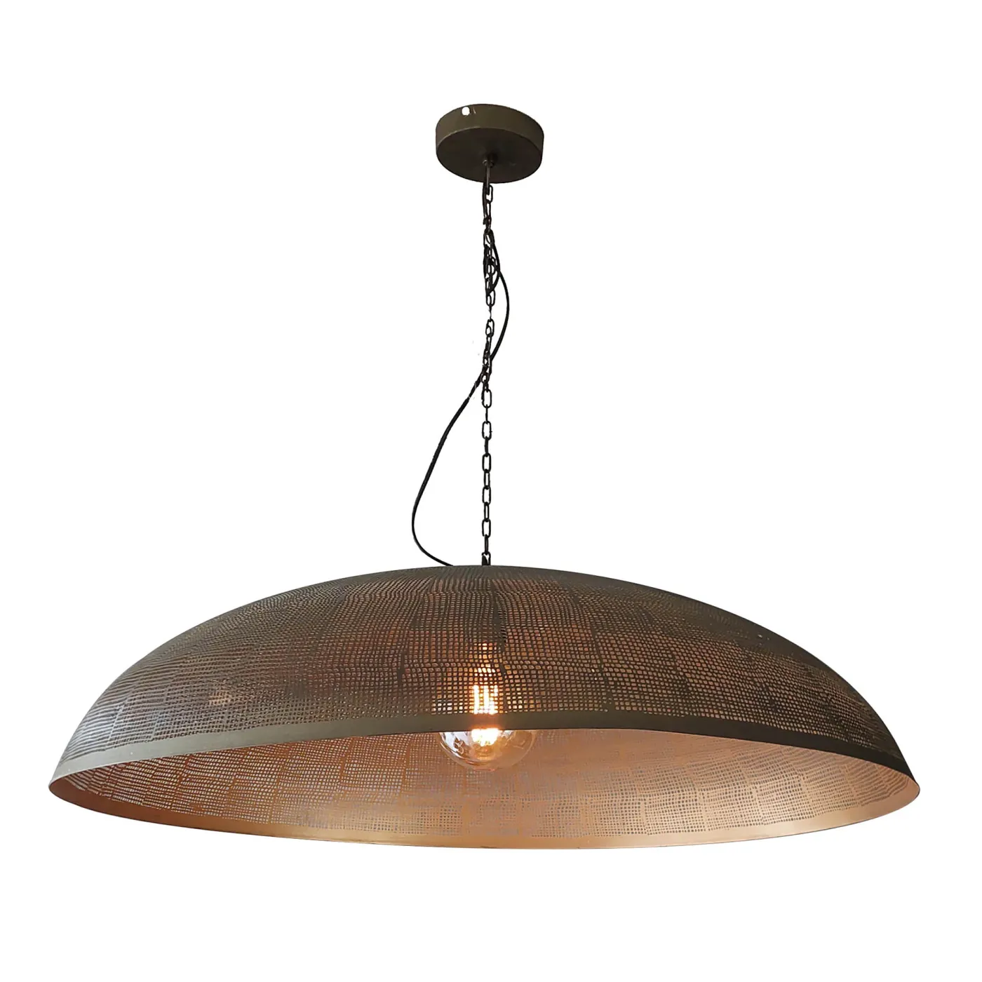 Hängelampe Endai | 1 Leuchte | Metall | antike bronze