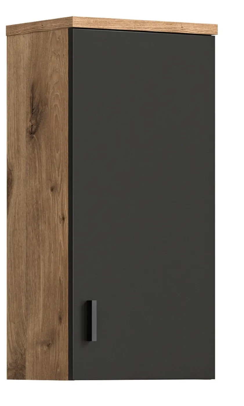 Hängeschrank Grado | Nox Oak / grau