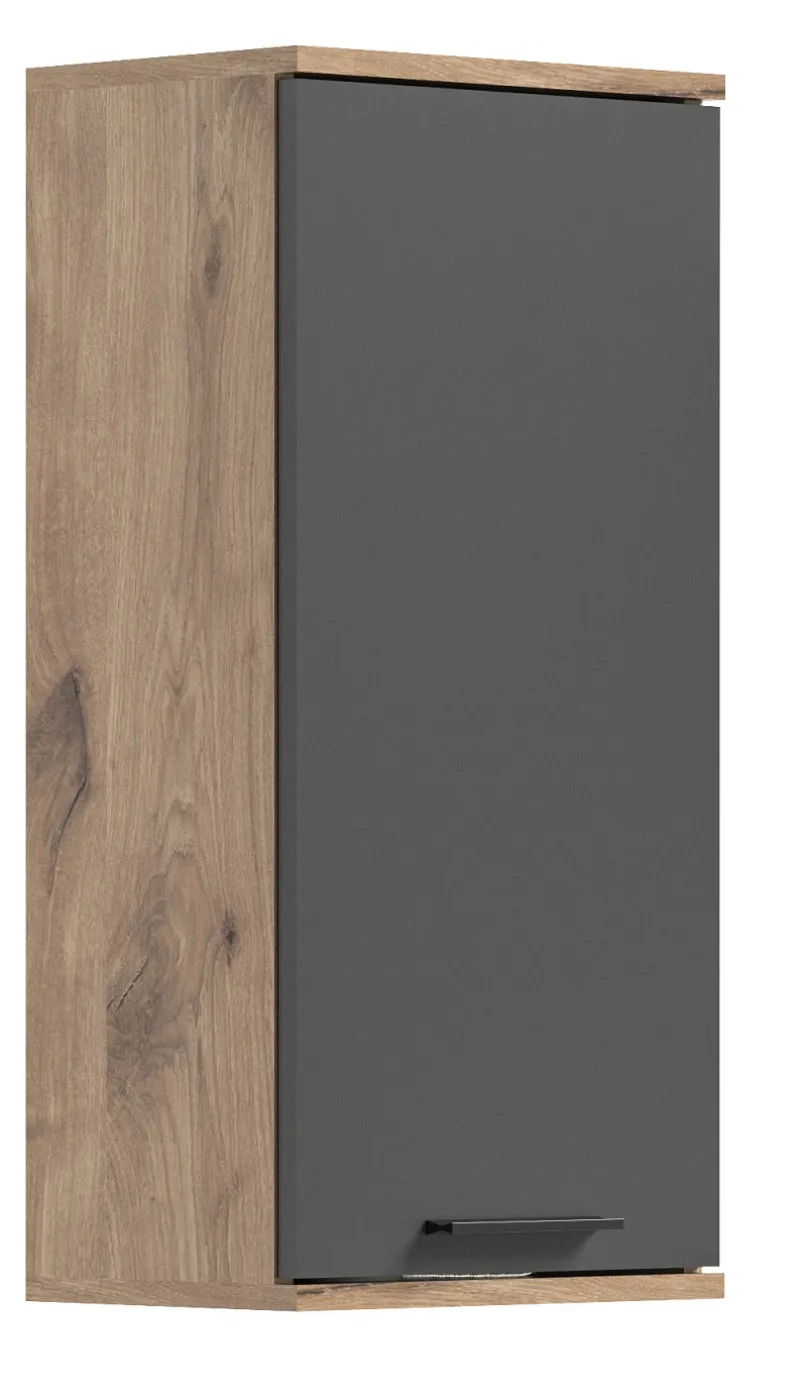 Hängeschrank Mason | Nox Oak / Basalt grau