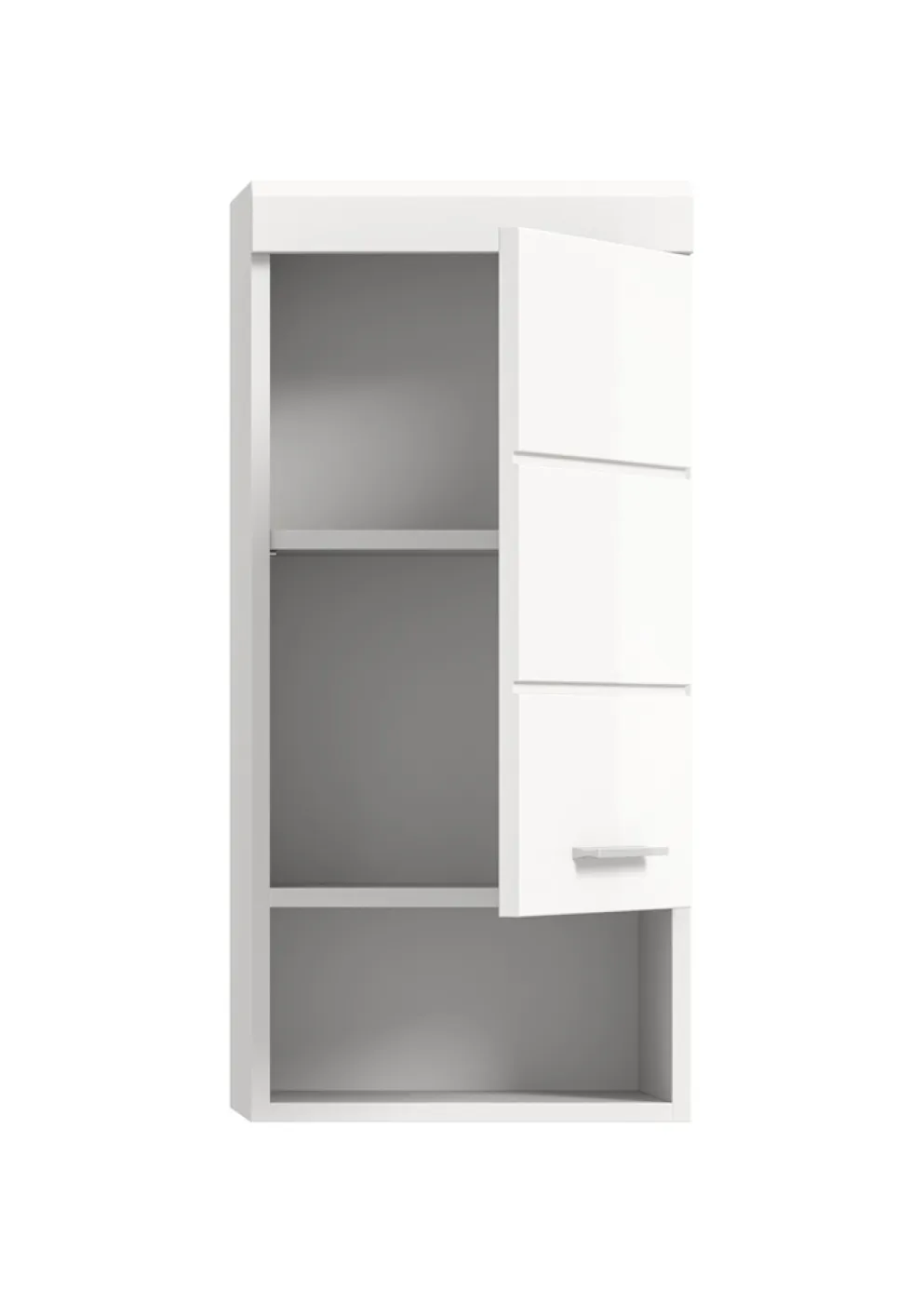 Hängeschrank Scout | weiß Hochglanz / weiß