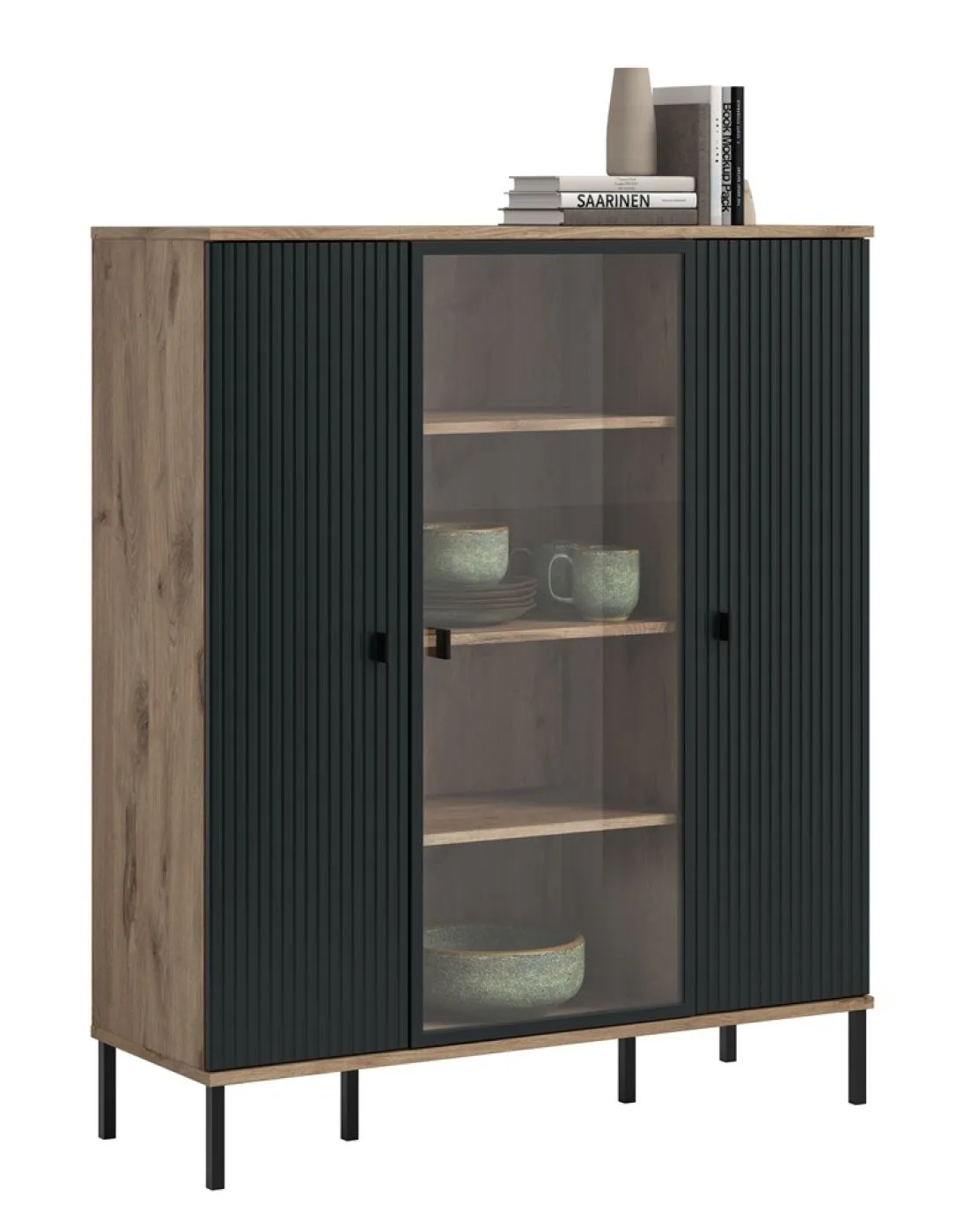 Highboard Chess | Nox Oak / schwarz