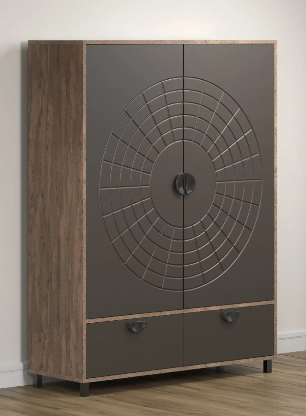 Highboard Fusion | Rostoptik Rusty Flow / Perlbronze