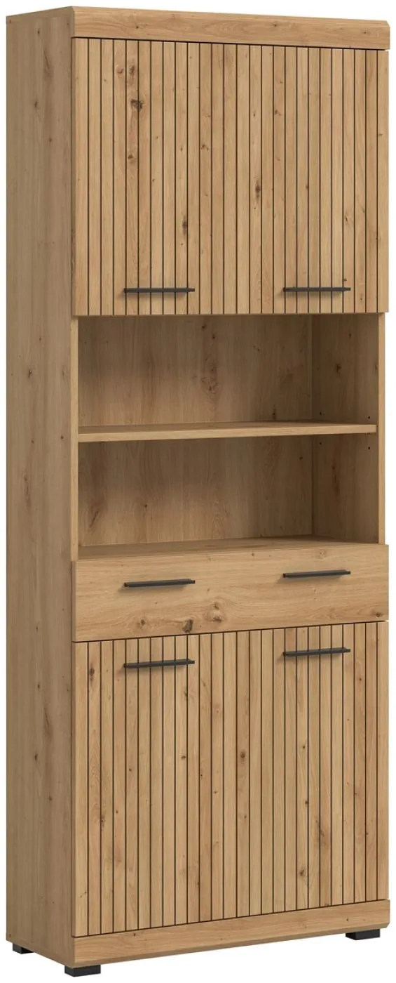 Hochschrank breit Scout | mit Schubkasten | Artisan Eiche