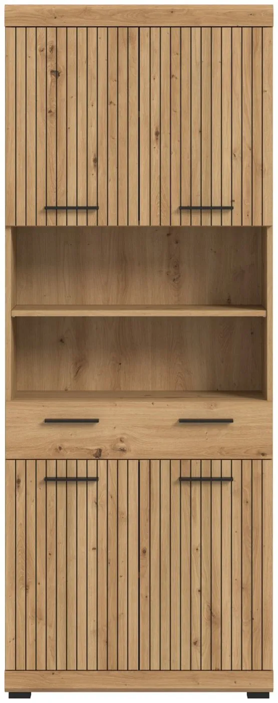 Hochschrank breit Scout | mit Schubkasten | Artisan Eiche