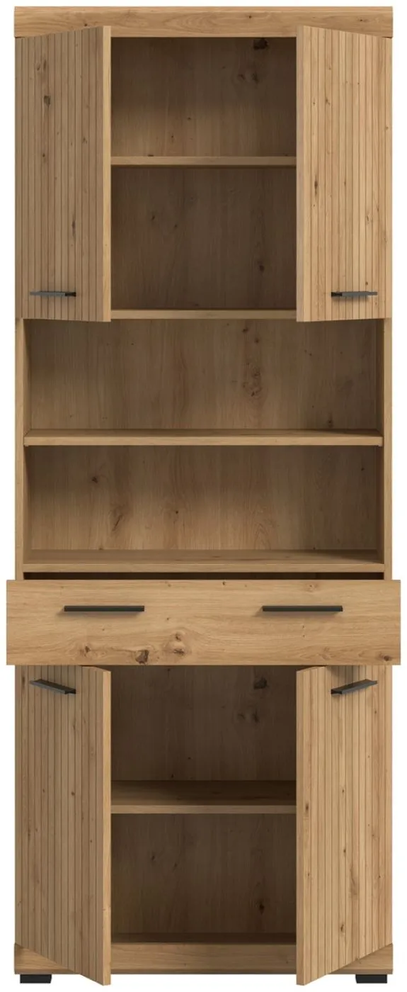 Hochschrank breit Scout | mit Schubkasten | Artisan Eiche