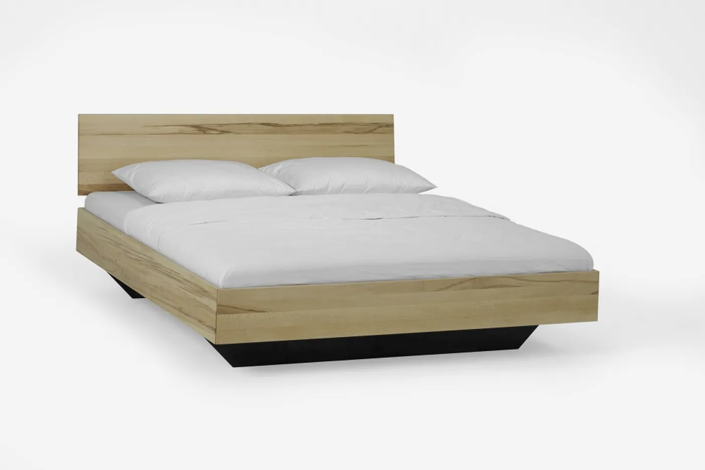 Holzbett massiv Clover | Kernbuche geölt | 180x200