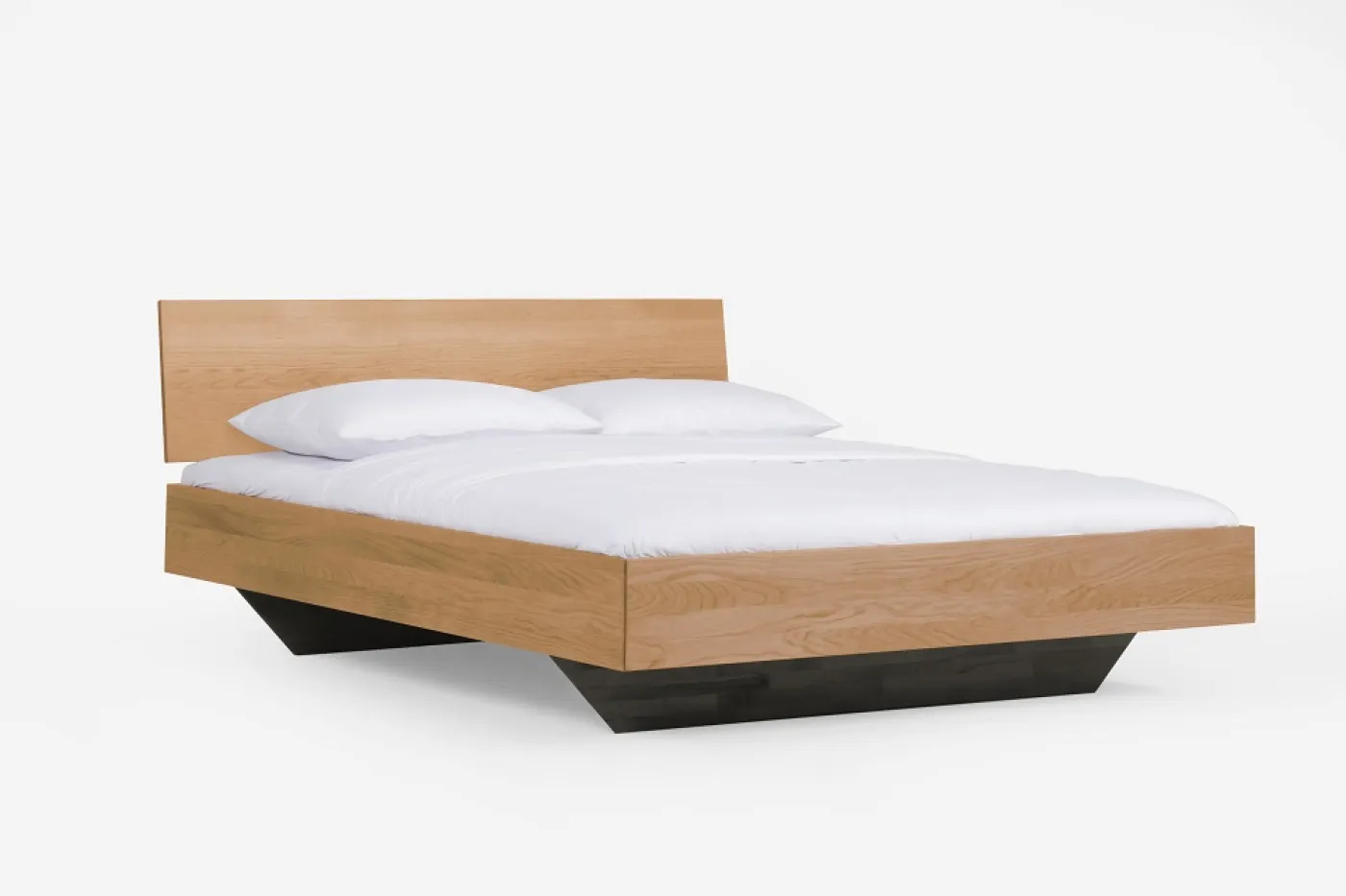 Holzbett massiv Clover | Wildeiche Honig geölt | 180x210
