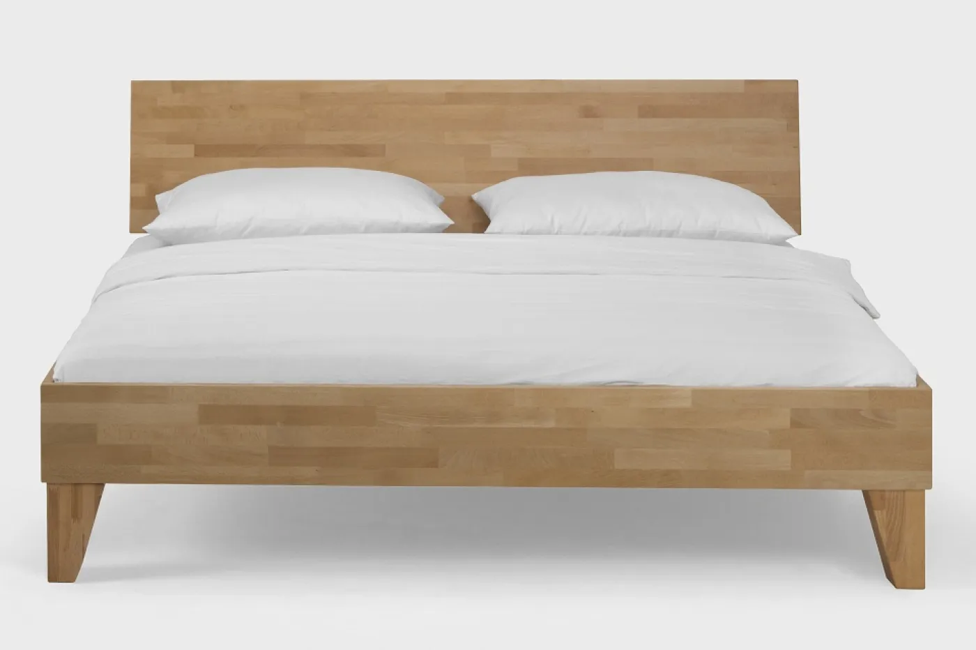 Holzbett massiv Daisy | Buche lackiert | 140x210 | Kopfteil 2