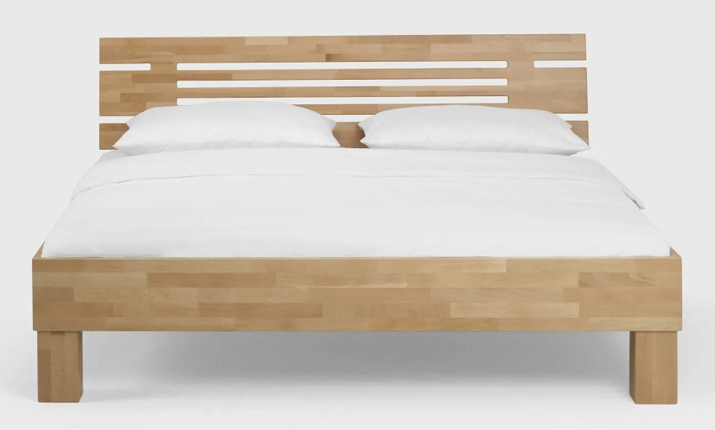 Holzbett massiv Daisy | Buche lackiert | 160x190 | Kopfteil 1