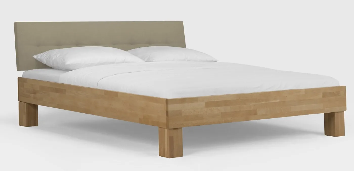 Holzbett massiv Daisy | Buche lackiert | 160x190 | Kopfteil 4