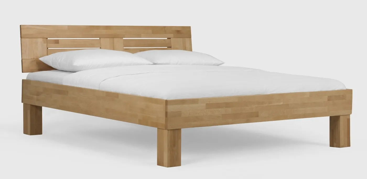 Holzbett massiv Daisy | Buche lackiert | 160x200 | Kopfteil 3