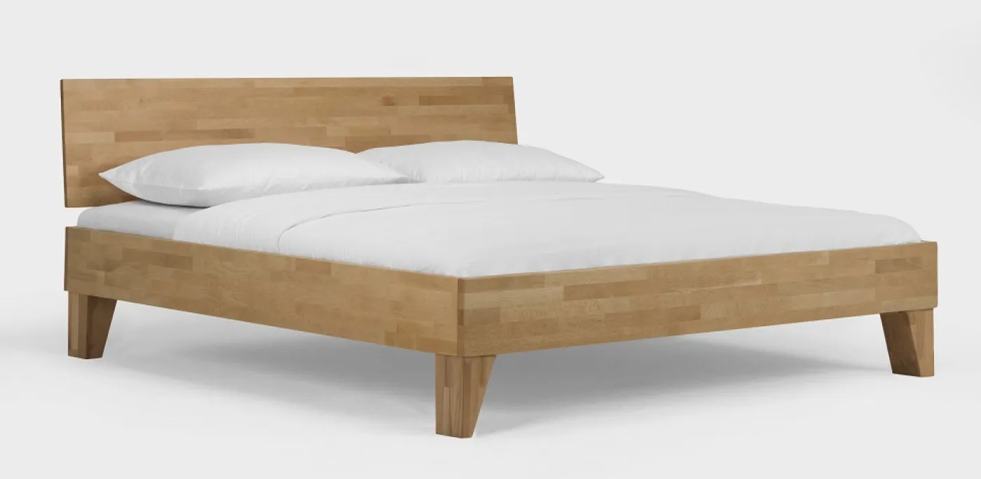 Holzbett massiv Daisy | Buche lackiert | 180x210 | Kopfteil 2