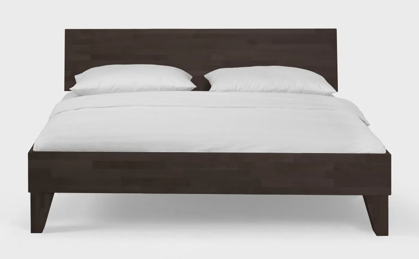 Holzbett massiv Daisy | Buche wenge lackiert | 90x190 | Kopfteil 2