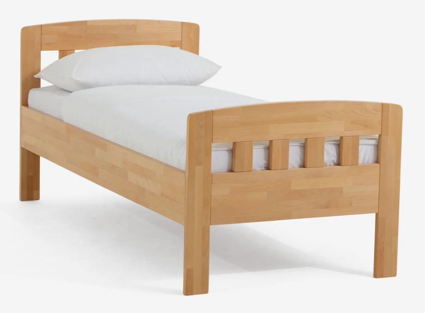 Holzbett massiv Jasmine | Buche lackiert | verschiedene Größen