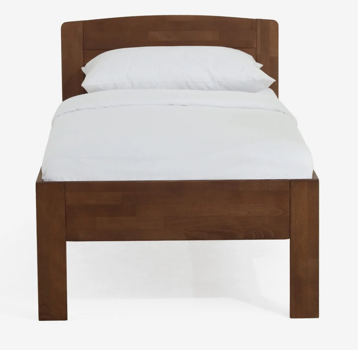 Holzbett massiv Jasmine | Buche walnuss geölt | verschiedene Größen
