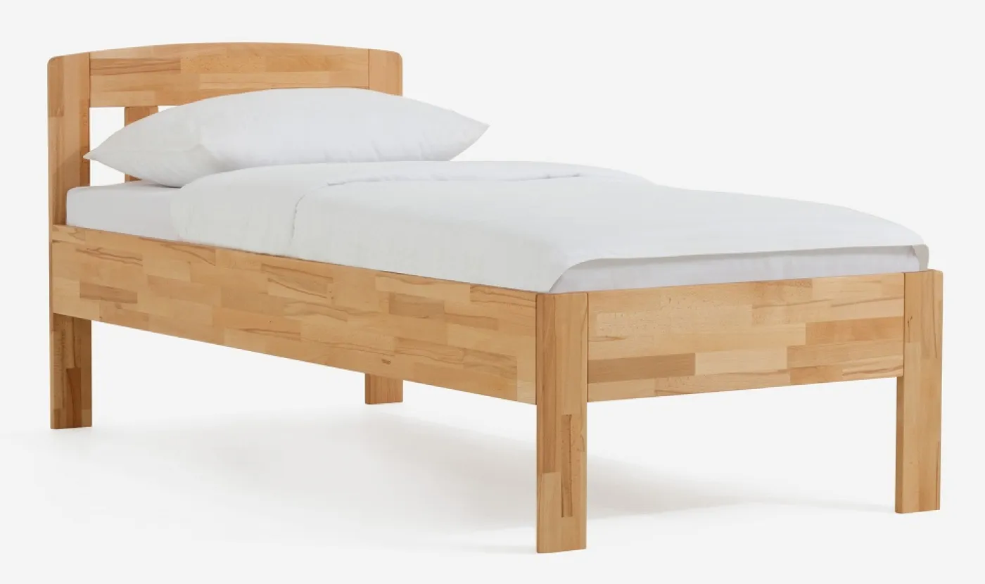 Holzbett massiv Jasmine | Kernbuche geölt | verschiedene Größen