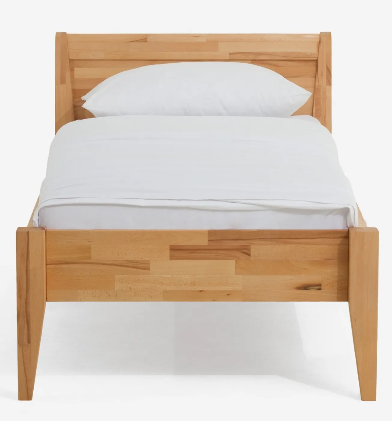 Holzbett massiv Jasmine | Kernbuche geölt | verschiedene Größen