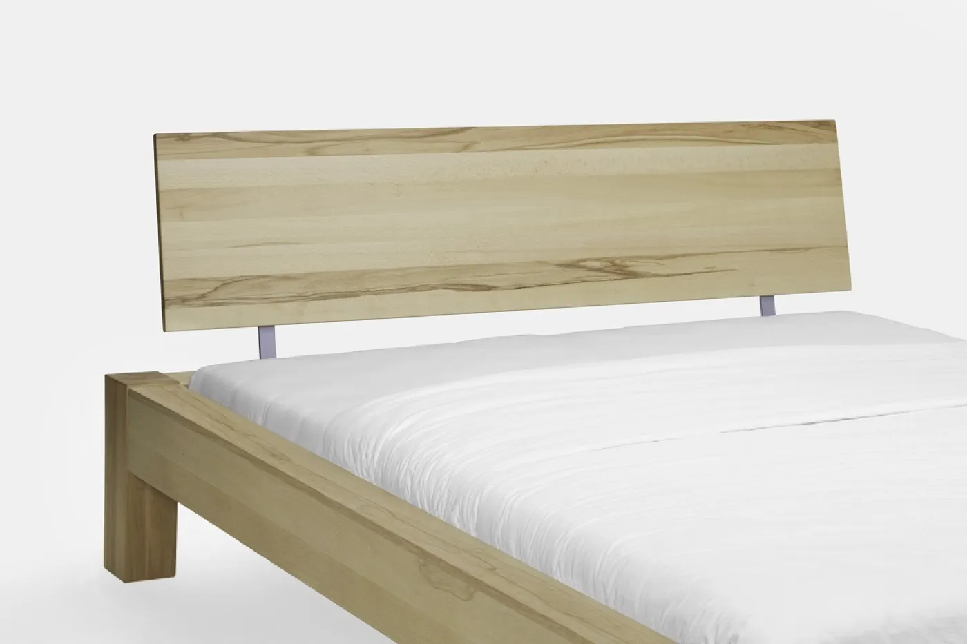 Holzbett massiv Lotus | Kernbuche geölt | 180x210 | Kopfteil 3