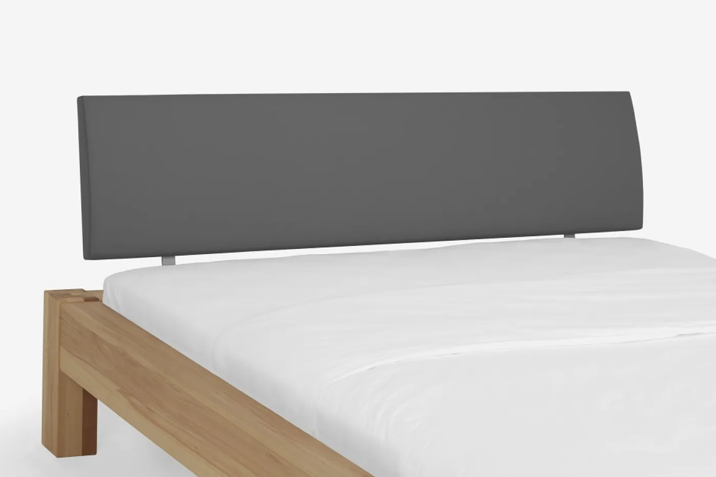 Holzbett massiv Lotus | Kernbuche geölt | verschiedene Größen 160x210 Kopfteil 1