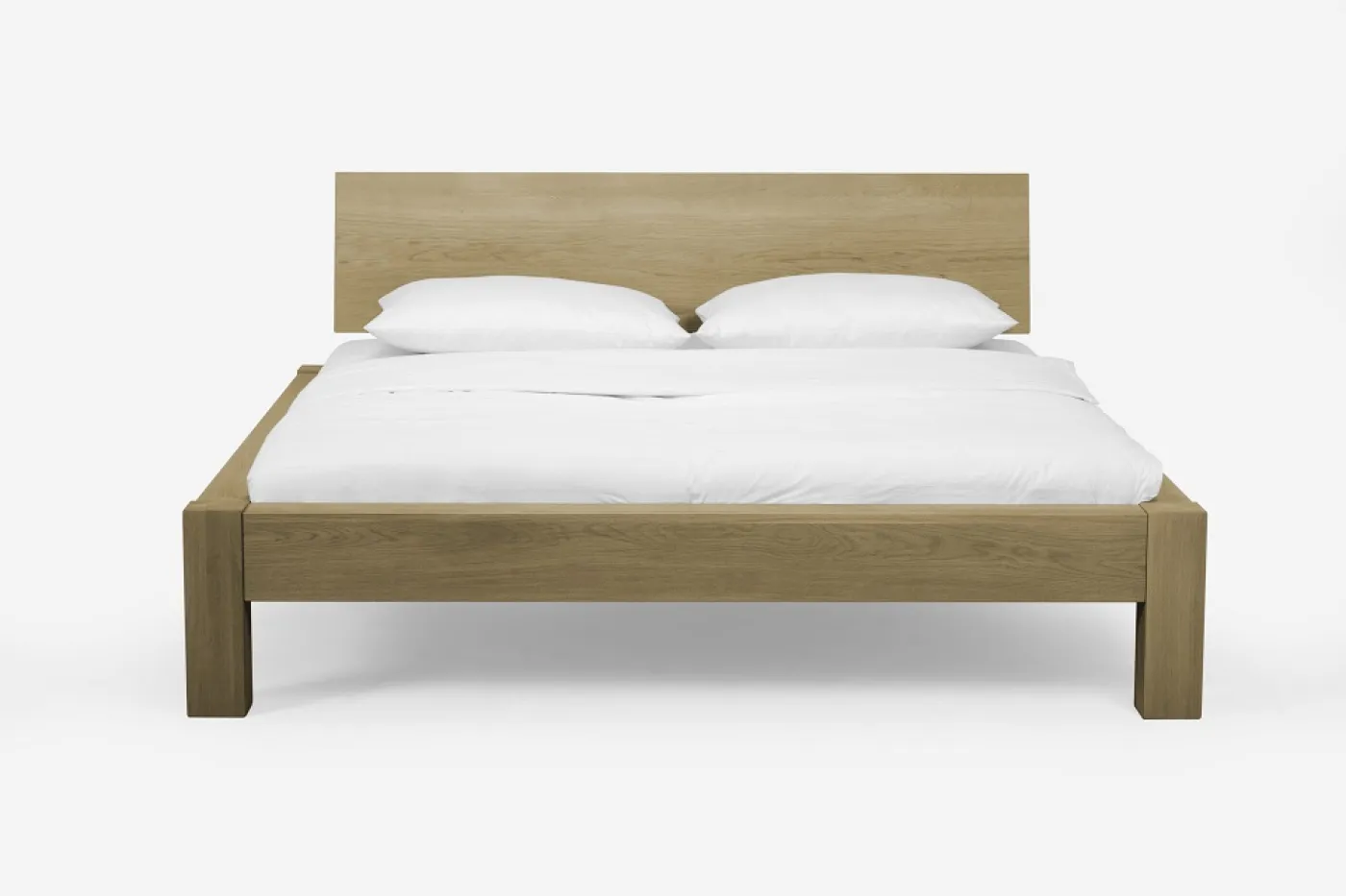 Holzbett massiv Lotus | Wildeiche Honig geölt |160x210 | Kopfteil 3