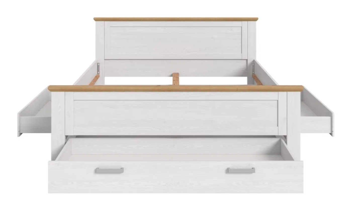 Holzbett Verona | mit Auszügen | Artisan / Sibiu Lärche