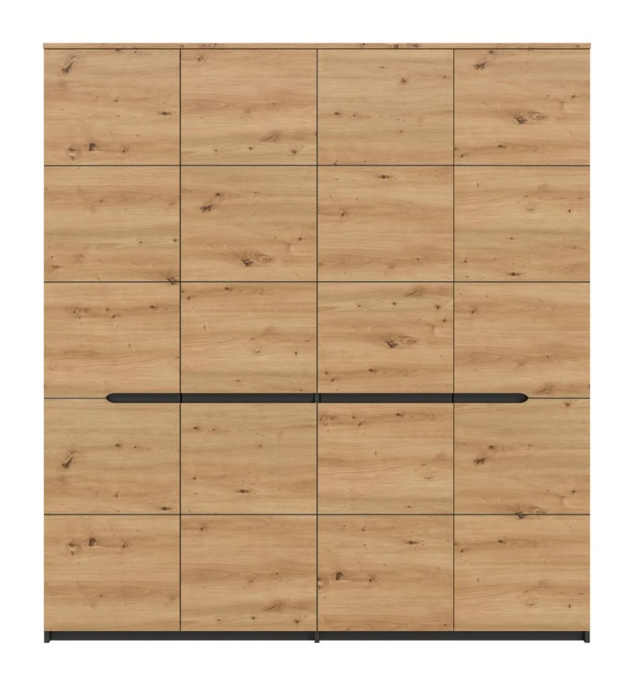 Kleiderschrank Canu | Artisan / Basalt grau