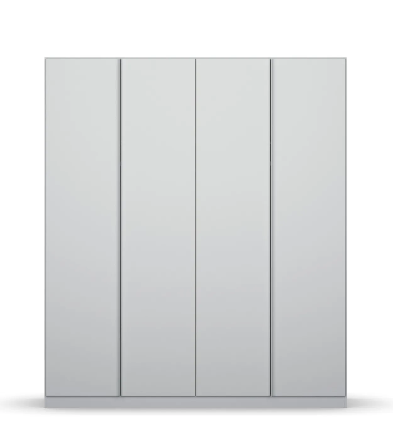 Kleiderschrank Drehtürenschrank Monostar | 4-türig | seidengrau 181 x 210 x 54 cm