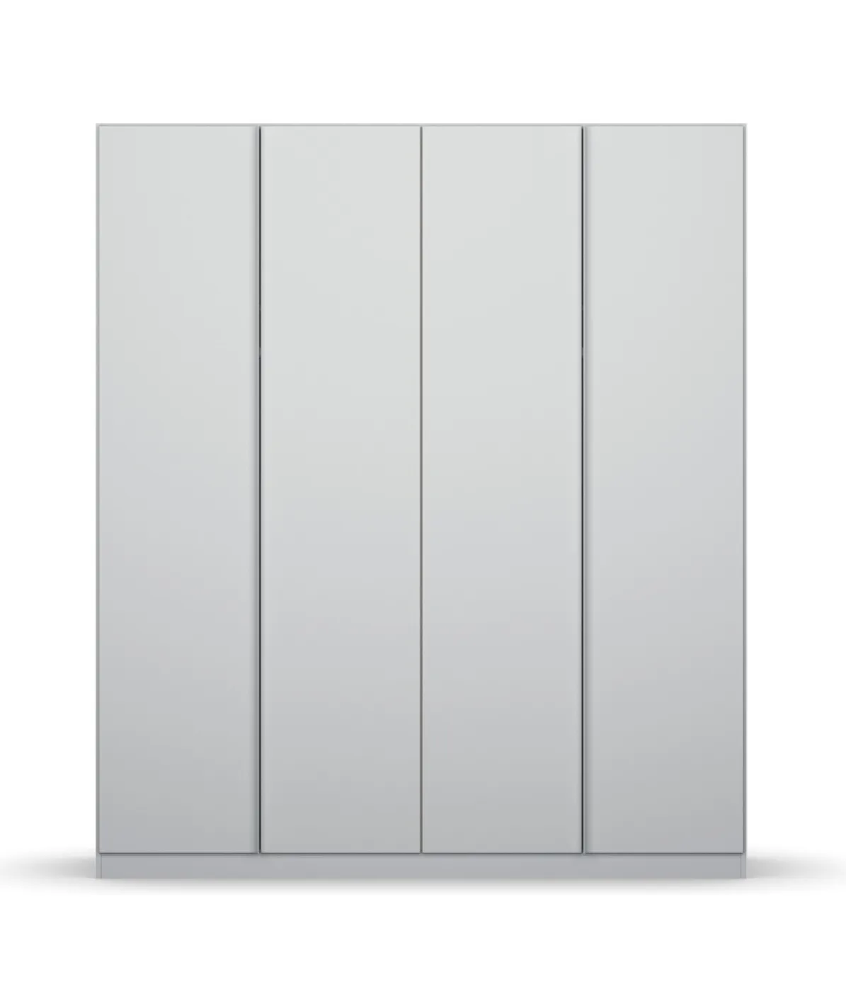Kleiderschrank Drehtürenschrank Monostar | 4-türig | seidengrau 181 x 210 x 54 cm