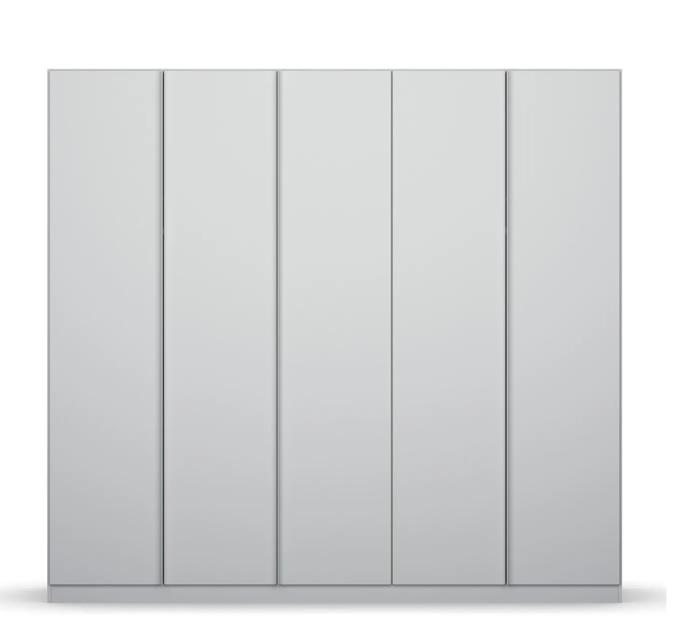 Kleiderschrank Drehtürenschrank Monostar | 5-türig | seidengrau 226 x 210 x 54
