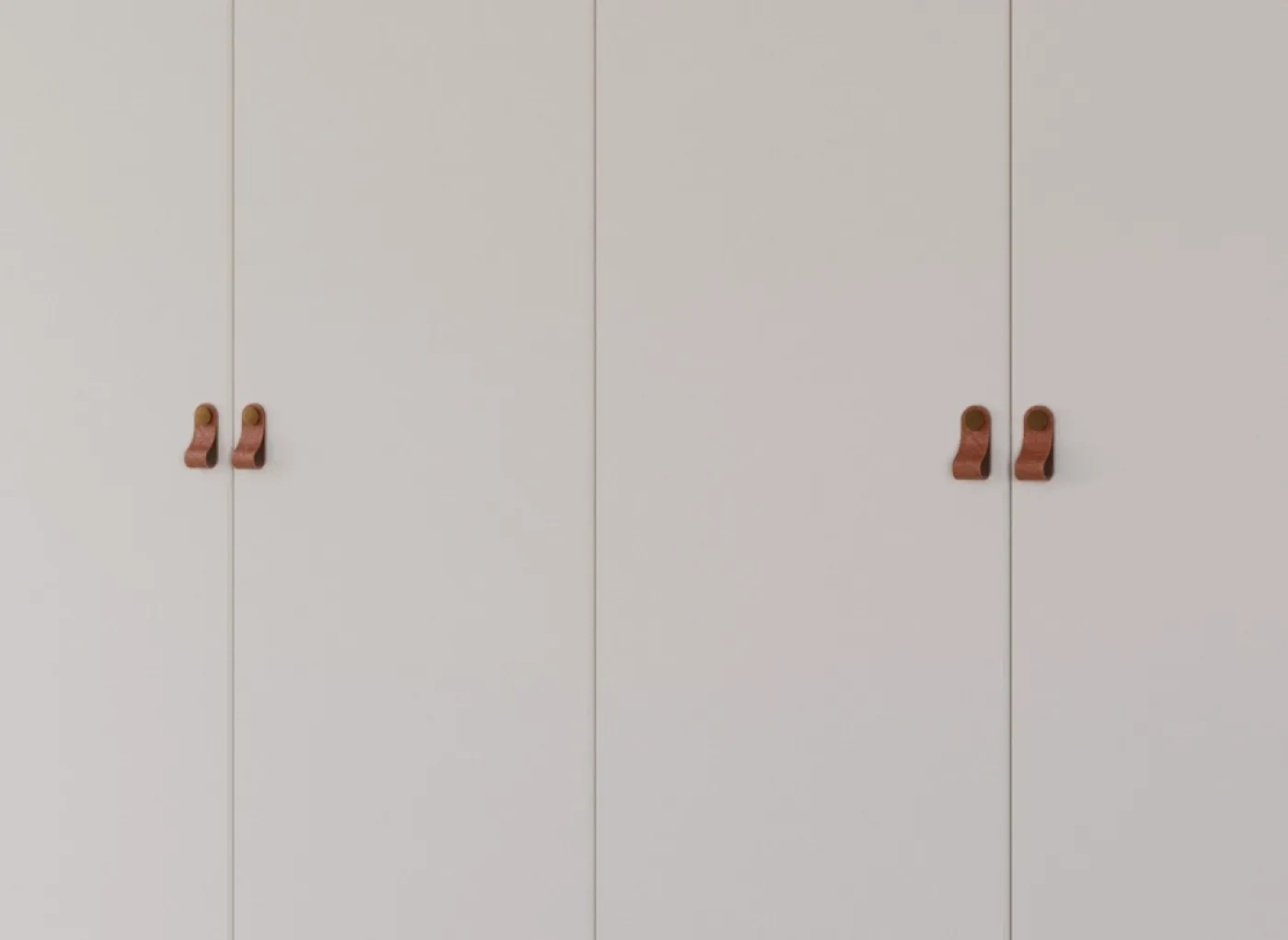 Kleiderschrank Drehtürenschrank Quadra-Spin | 4-türig | alpinweiß | 181x210 | Griff Homey
