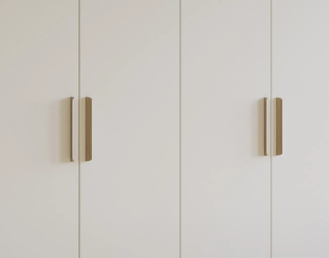 Kleiderschrank Drehtürenschrank Quadra-Spin | 6-türig | alpinweiß | 271x210 | Griff Skandi