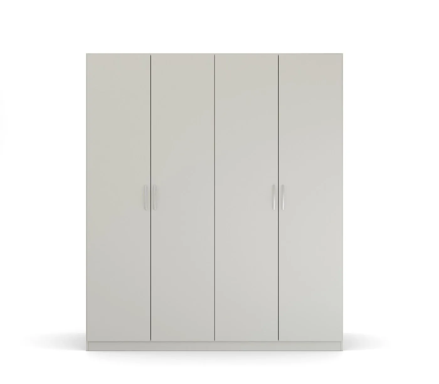 Kleiderschrank Drehtürenschrank Quadra-Spin | seidengrau | verschiedene Größen