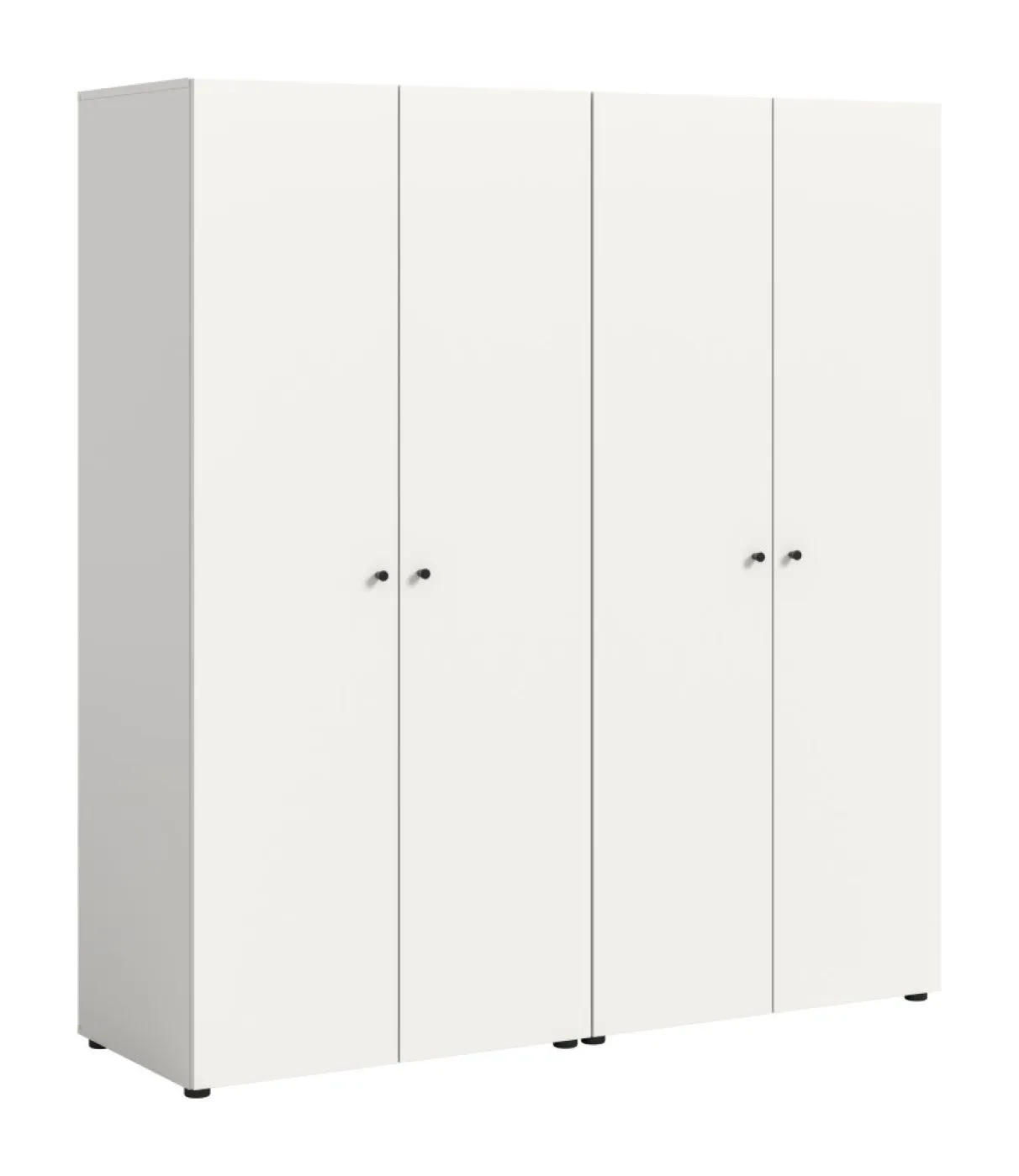 Kleiderschrank set Darwin | 2-teilig | mit 2 Türen | weiß