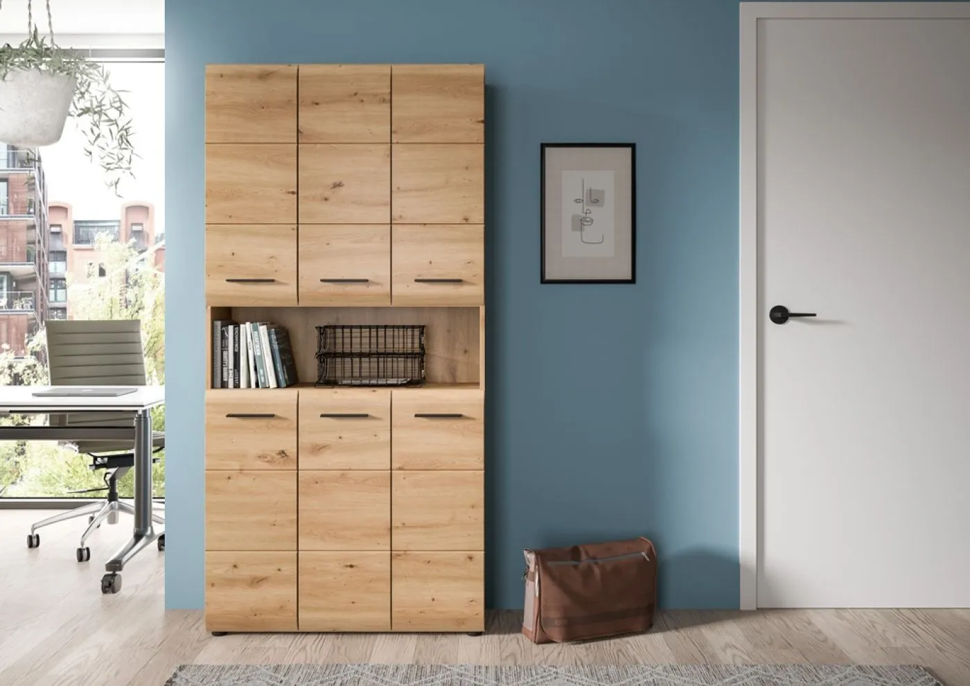 Mehrzweckschrank Bad Ice | Artisan Oak