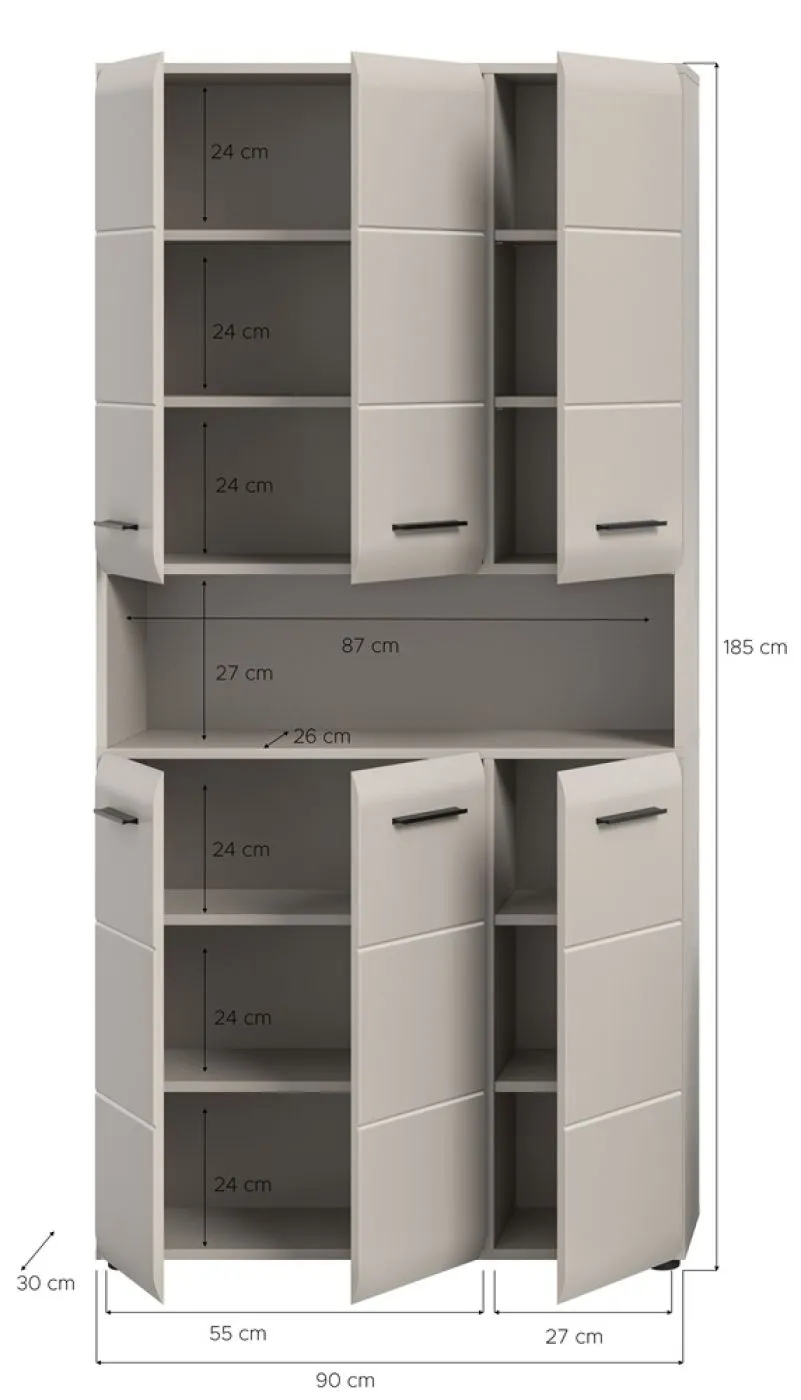 Mehrzweckschrank Ice | Kaschmir