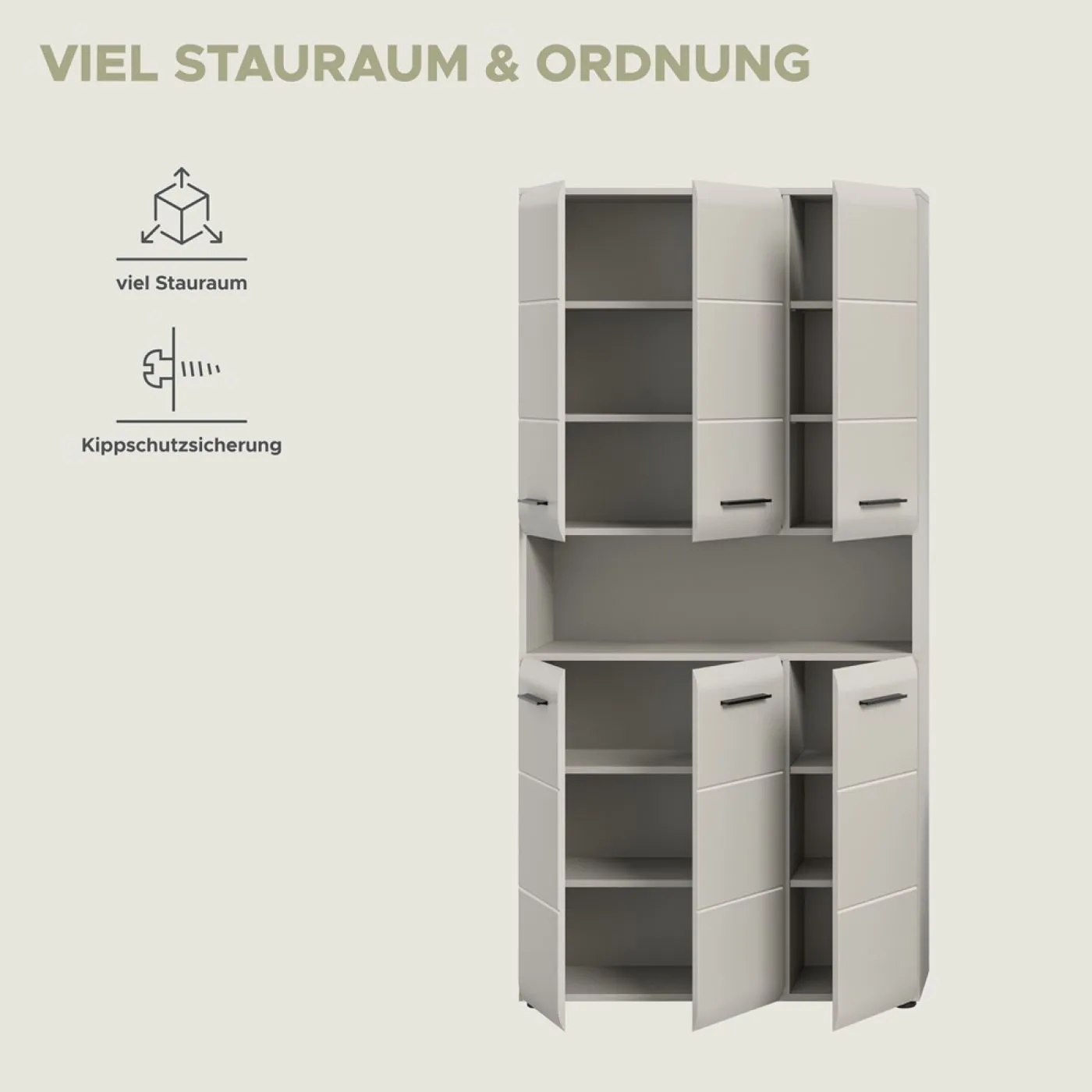 Mehrzweckschrank Ice | Kaschmir