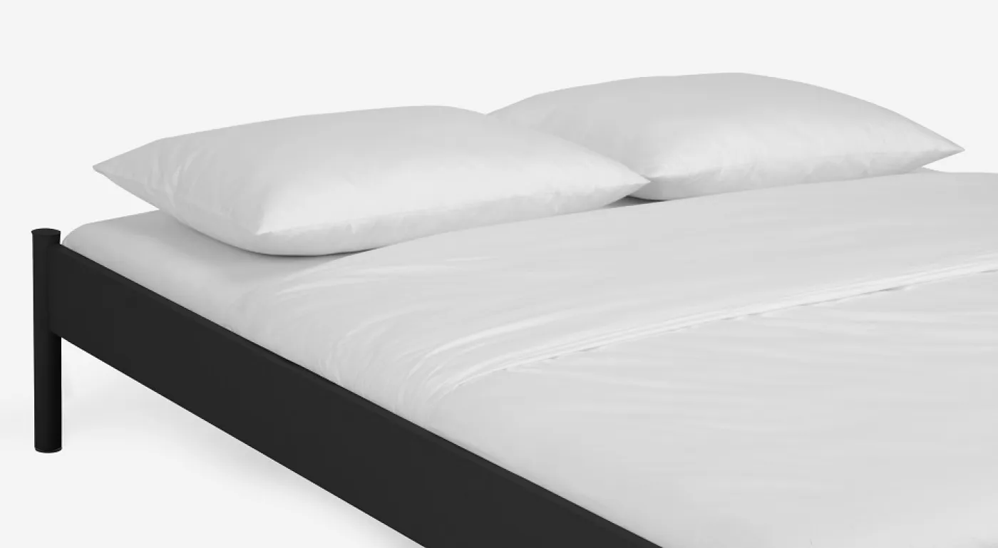Metallbett Iris 3 | schwarz Struktur | 200x210