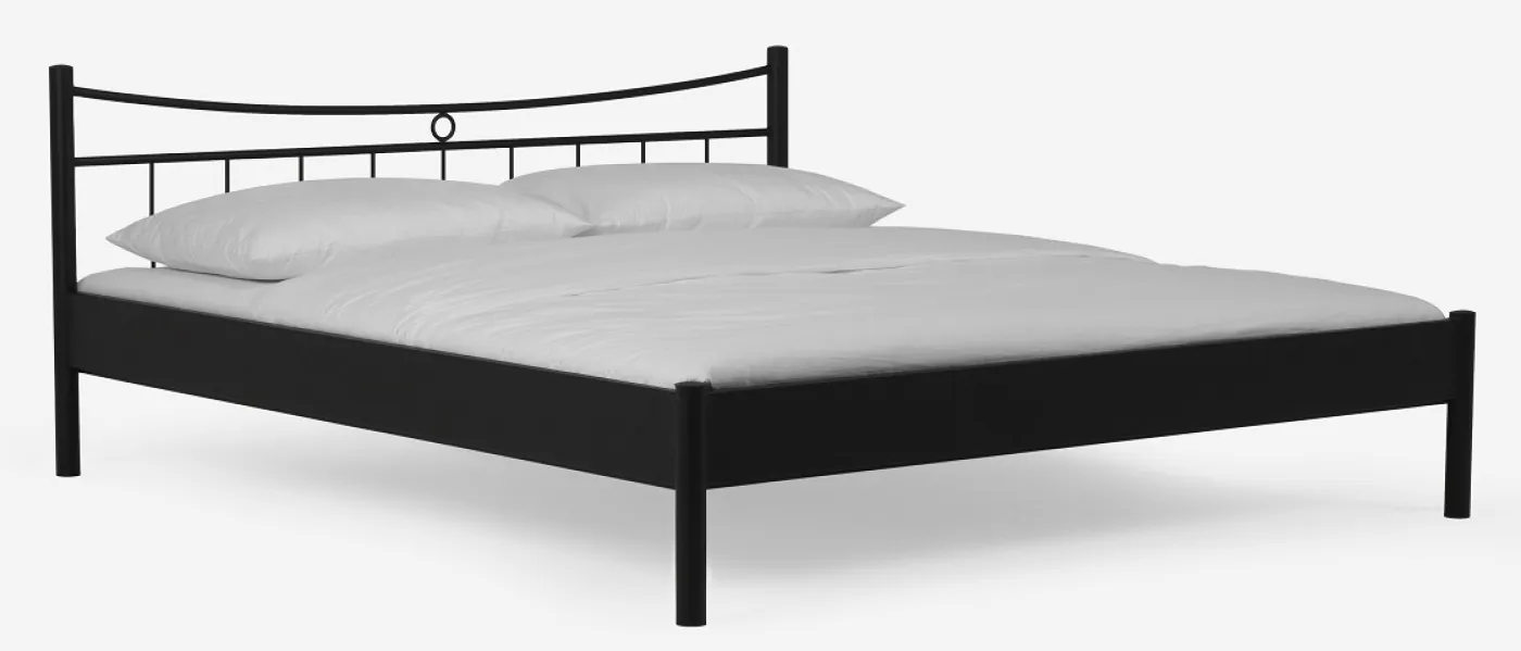 Metallbett Iris | schwarz | verschiedene Größen