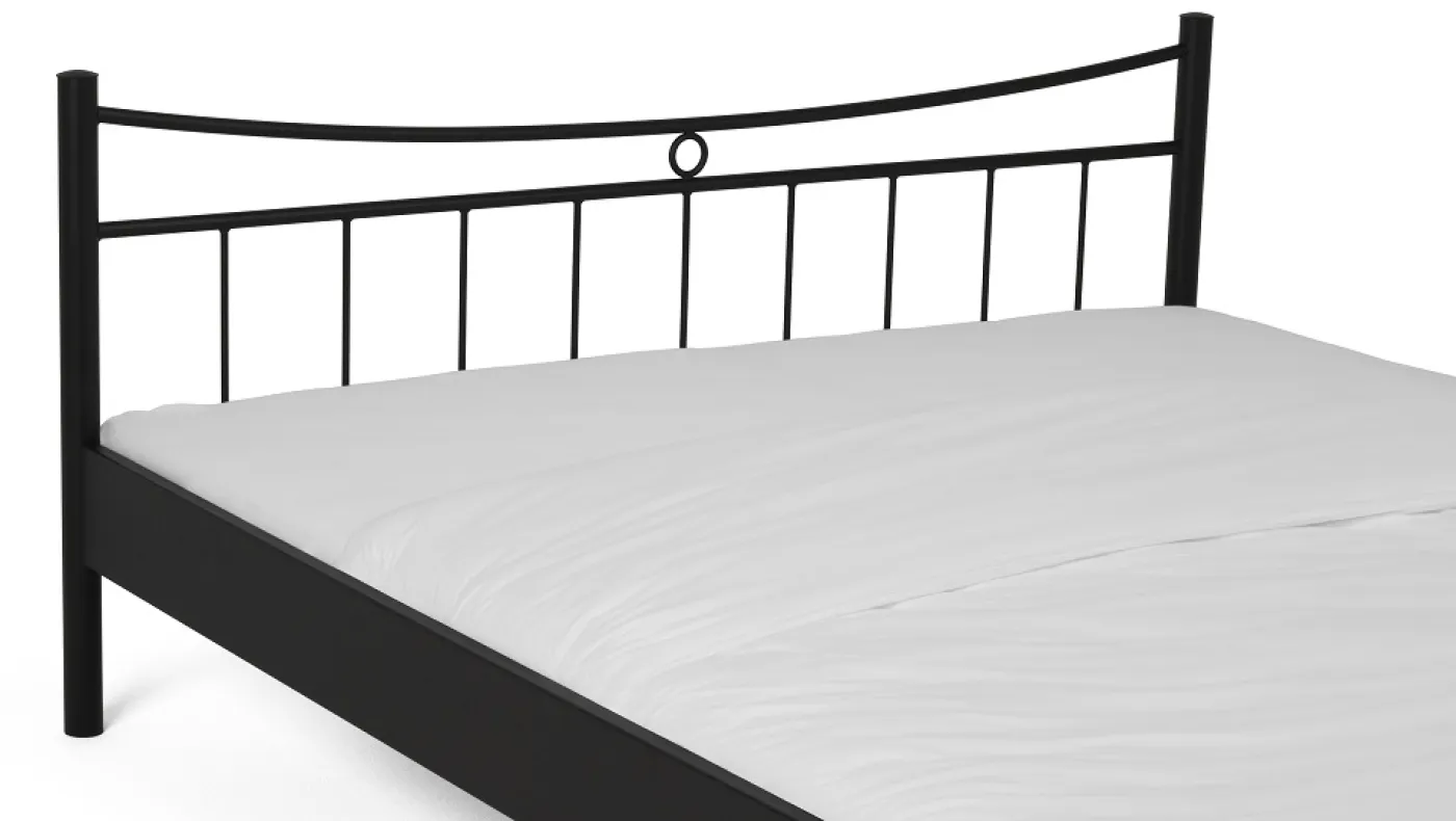 Metallbett Iris | schwarz | verschiedene Größen