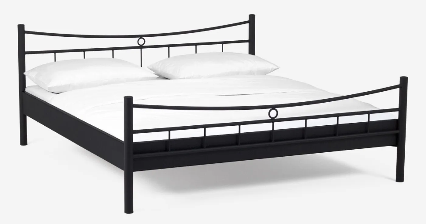 Metallbett Iris | schwarz | verschiedene Größen