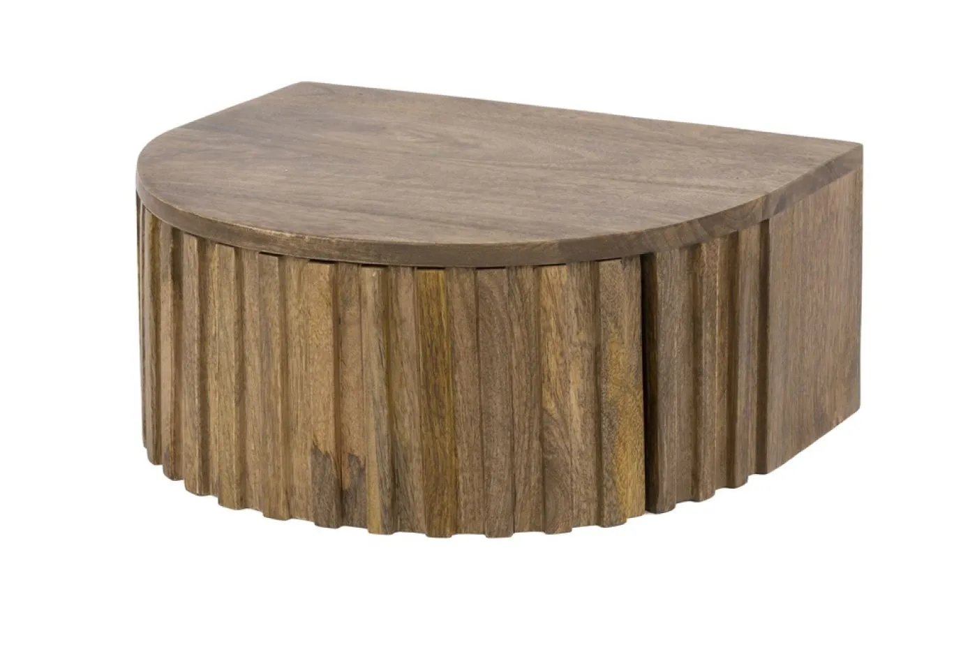 Nachttisch Ella | mit Schubkasten | Mangoholz | sandfarbe