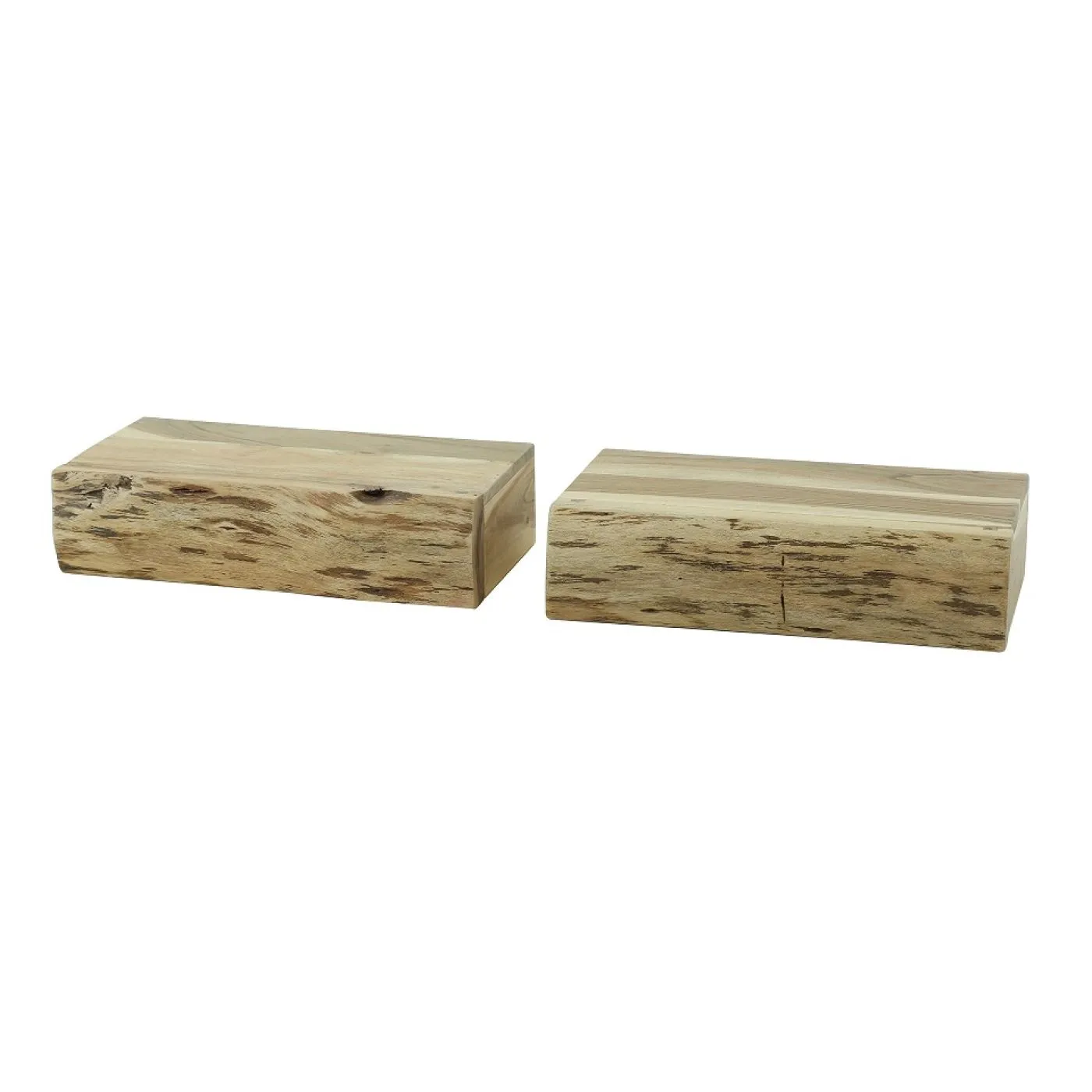 Nachttisch Nivia 2er Set | mit Schubkasten | Akazie massiv | 30/40x20 | verschiedene Größen