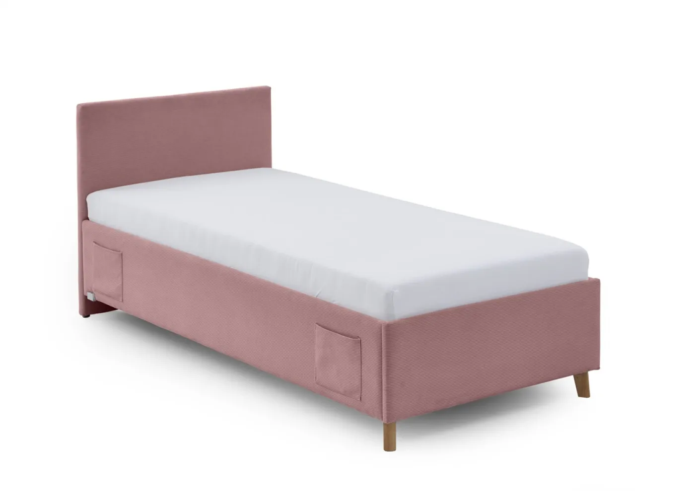 Polsterbett Cool | rose | 120 x 200 cm | ohne Rückenteil | mit Matratze