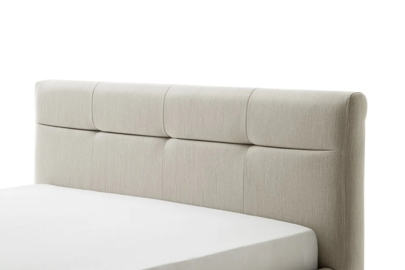 Polsterbett Lotte inkl. Bettkasten | beige | 140 x 200 cm
