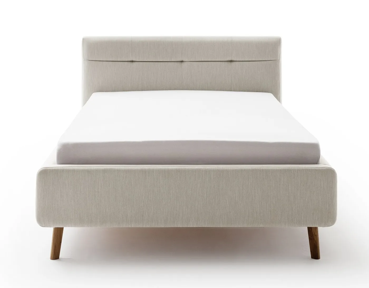 Polsterbett Lotte inkl. Bettkasten | beige | 180 x 200 cm