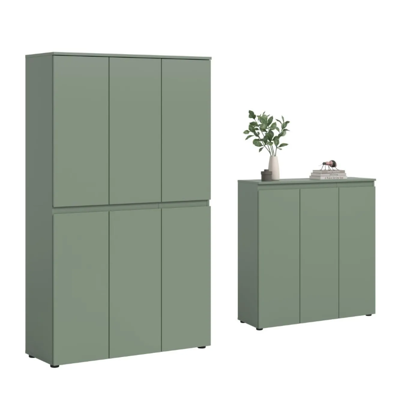 Schrankkombination Scarpa 2 | 2-teilig | Smoke green