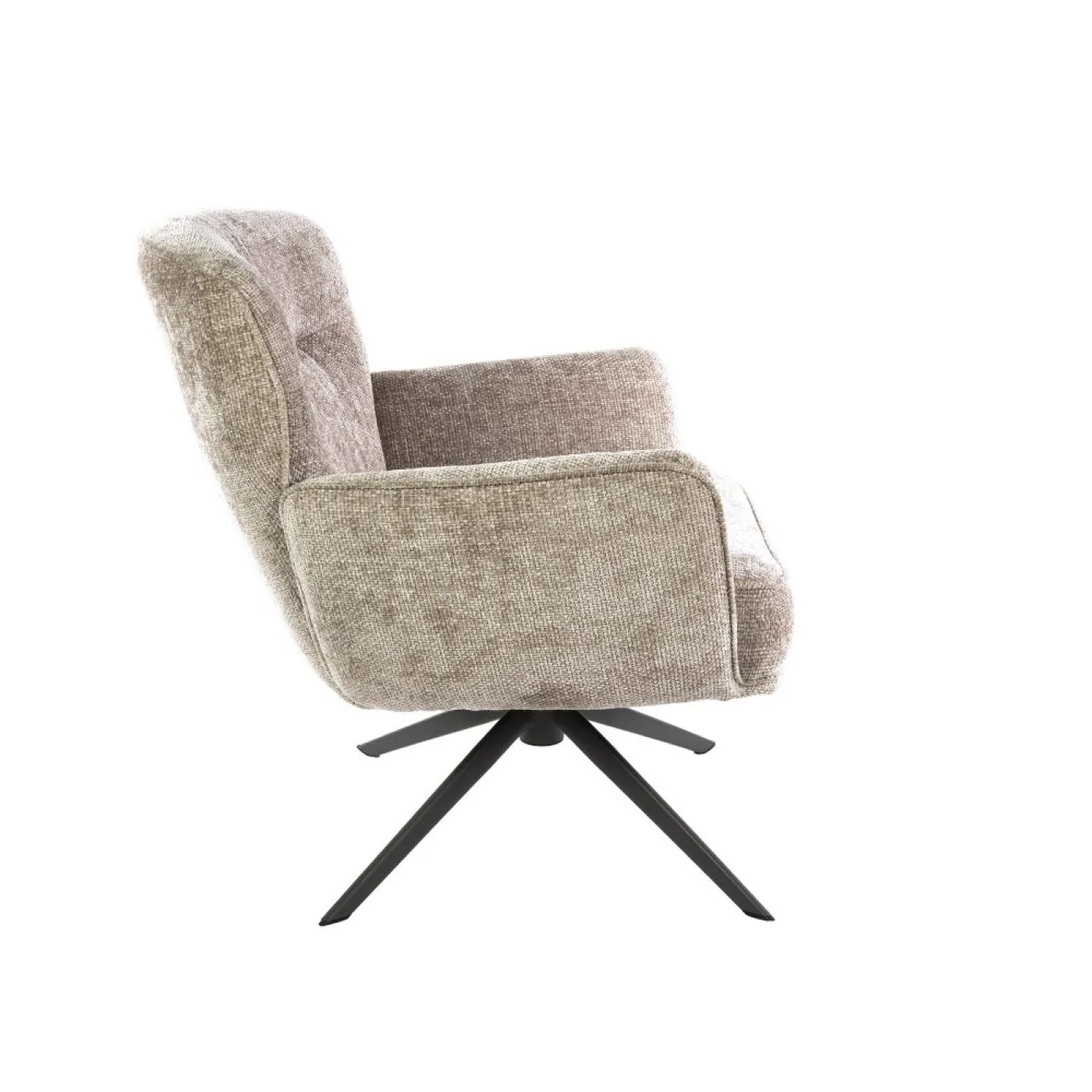 Sessel Duba | drehbar | Sandfarbe
